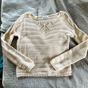The Limited Knit Heart Sweater - Size S